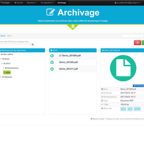 Archivage électronique